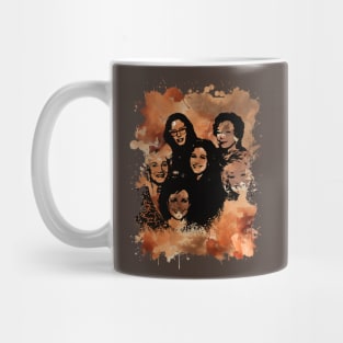 Steel Magnolias - Brown Watercolor Splash Mug